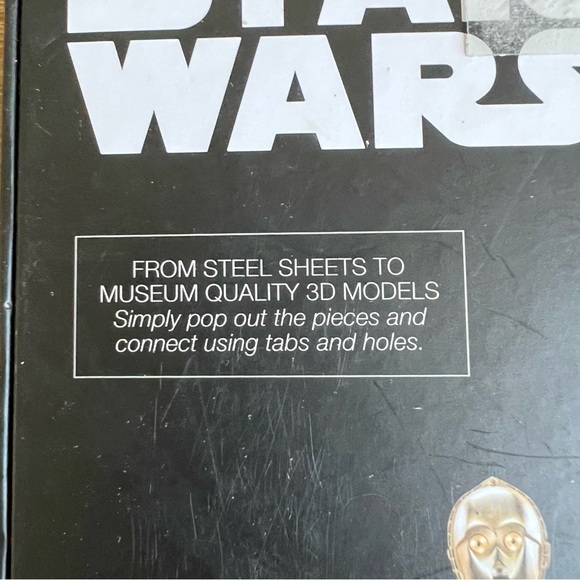 New Fascinations Metal Earth Star Wars R2-D2 & C-3PO Metal Building Kit Sealed - Picture 6 of 7